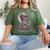 6-2-2-1.webp Momster Skull Mom Coffee Lover Halloween Messy Hair Bun Mama T-Shirt - Unisex, Gift for Halloween Day, Gift for Mama