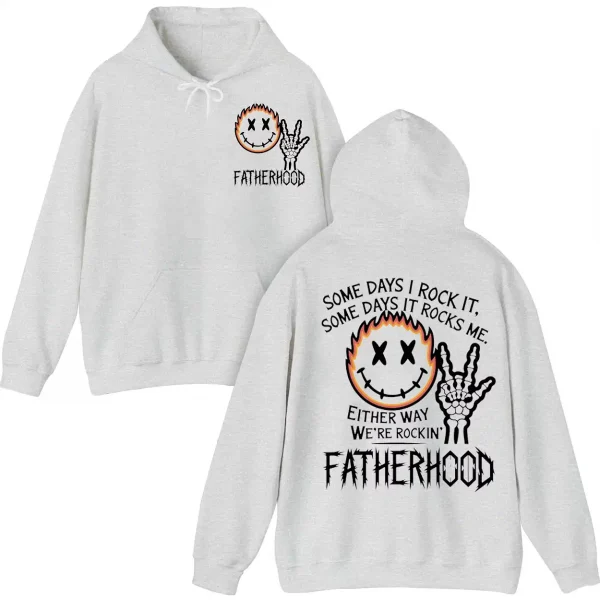 7-1.webp Skeleton Fatherhood Hoodie, Some Day It Rocks Me, The Best Father's Day Gift