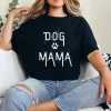 Dog Mama Shirt for Women – Funny Dog Mom T-Shirt Gift, Cute Pet Lover Tee for Her, Mother's Day Outfit for Dog Lovers, Casual Graphic Top