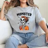 Momster Skeleton Woman Coffee Funny Halloween Mom Mama T-Shirt - Unisex, Gift for Halloween Day,  Gift for Mama