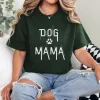 Dog Mama Shirt for Women – Funny Dog Mom T-Shirt Gift, Cute Pet Lover Tee for Her, Mother's Day Outfit for Dog Lovers, Casual Graphic Top