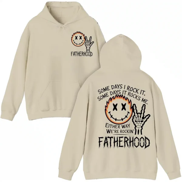7-4.webp Skeleton Fatherhood Hoodie, Some Day It Rocks Me, The Best Father's Day Gift