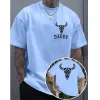 Boho Cow Skull T-Shirt – Western Aztec Bull Skull Tee – Wild West Cowboy & Cowgirl Shirt – Rodeo Graphic – Perfect Western Life Gift