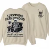 8-1-2.webp Surviving Fatherhood One Beer At A Time Sweatshirt, Funny Father, Drinking Husband, Fathers Day Gift, Gift for Dad, Model Sweater