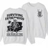 8-2-2.webp Surviving Fatherhood One Beer At A Time Sweatshirt, Funny Father, Drinking Husband, Fathers Day Gift, Gift for Dad, Model Sweater