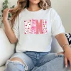 Womens Funny Checkered Mama Leopard Mama Black White Gift Women T-Shirt - Unisex, Gift for Halloween Day,  Gift for Mama
