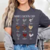 8-6.jpeg Personalized Nana Shirt - Custom Chicken T-Shirt with Grandkids' Names - Personalized Grandma & Nana Gift