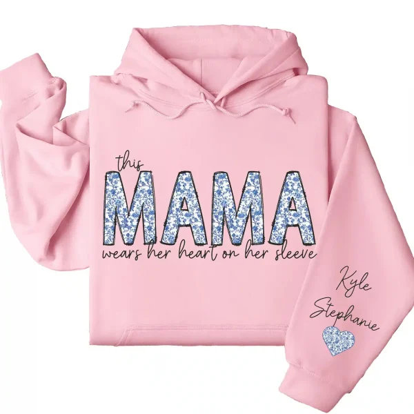 9-5-3.webp This Mama Wears Her Heart on Her Sleeve Hoodie – Custom Hoodie with Kids’ Names, Personalized Mother’s Day Gift for Mama