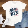 All American Dad Shirt, Dad T-Shirt, Fourth of July Tee, 4th Of July T-Shirt, Father's Day Shirt, Patriot Dad Shirt, American Dad Shirt