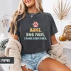 Aunt and Dog Mom Comfort Colors Shirt, Comfort Colors Dog Lover Aunt, Dog Mom and Auntie Shirt, Dog Lover Auntie T-Shirt