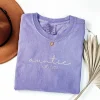Auntie-Est-Shirt-1.webp Auntie Est T-Shirt, Custom Aunt, Pregnancy Reveal to Aunt, New Aunt Gift, Pregnancy Announcement Gift Shirt