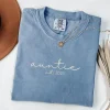 Auntie-Est-Shirt-4.webp Auntie Est T-Shirt, Custom Aunt, Pregnancy Reveal to Aunt, New Aunt Gift, Pregnancy Announcement Gift Shirt