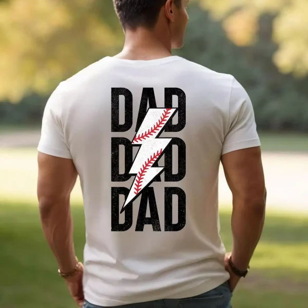 Dad Baseball Shirt ? Game Day Tee for Fathers Who Love Baseball