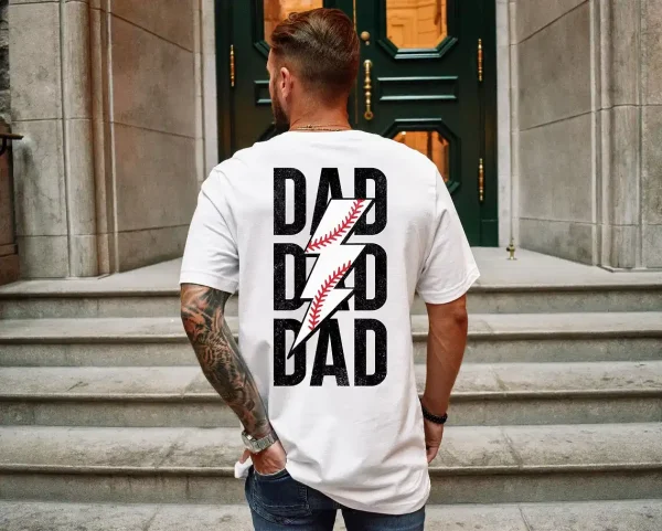 Dad Baseball Shirt ? Game Day Tee for Fathers Who Love Baseball