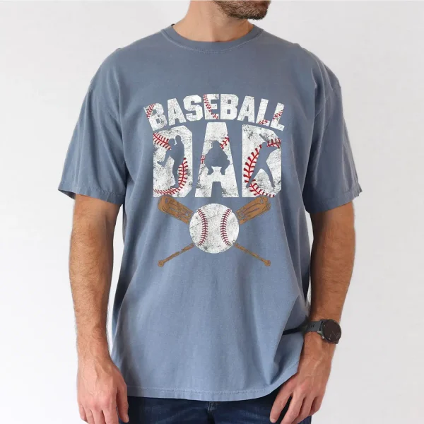 Baseball Dad Graphic Tee, Father's Day T-Shirt, The Best Father's Day Gift