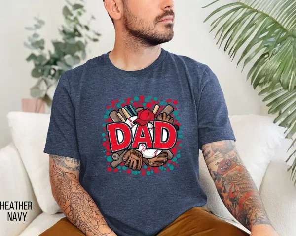 Baseball-Dad-Shirt-3.webp Baseball Dad Tee ? Gift for Sports Dad ? Game Day Shirt for Father