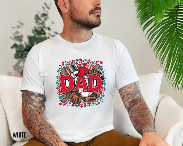 Baseball-Dad-Shirt-4.webp Baseball Dad Tee ? Gift for Sports Dad ? Game Day Shirt for Father