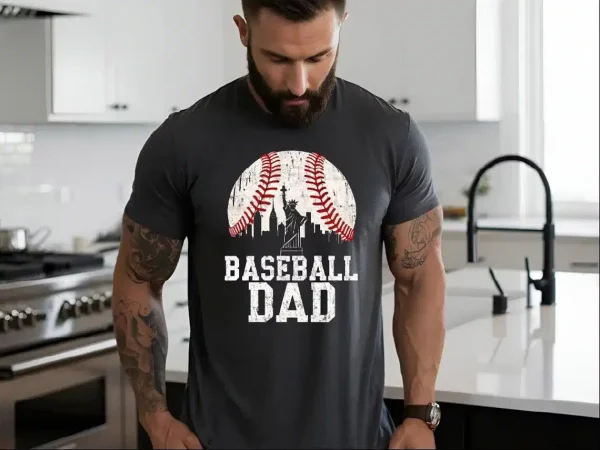 Baseball Dad T-Shirt ? Perfect Father's Day Gift for Sports Loving Dads