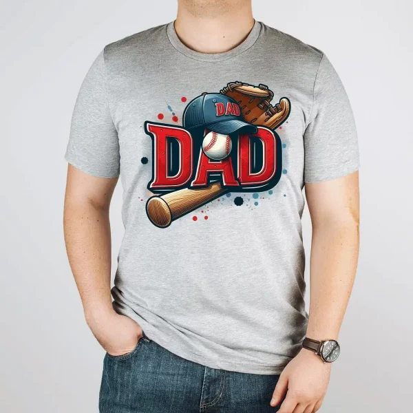 Funny Baseball Dad Tee ? Gift for Baseball Fathers, Coach Dad Shirt