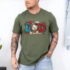 Dad Baseball Shirt ? Funny Sports Dad Tee with Glove, Bat & Ball ? Game Day Outfit