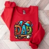 Baseball Dad Shirt ? Sports Field Letter Design with Hitter Silhouette ? Best Gift for Baseball Dads
