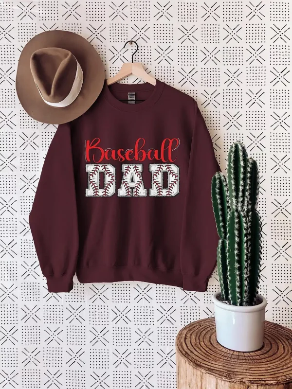 Baseball-Dad-Shirt-Gift-For-Baseball-Lover-4.webp Baseball Dad Sweatshirt ? Throwing Player Graphic ? Father?s Day or Game Day Gift
