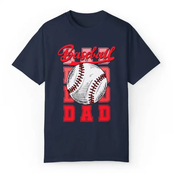 Baseball-Dad-Shirt-for-vintage-1.webp Vintage Baseball Dad Shirt ? Father's Day Baseball Game Tee