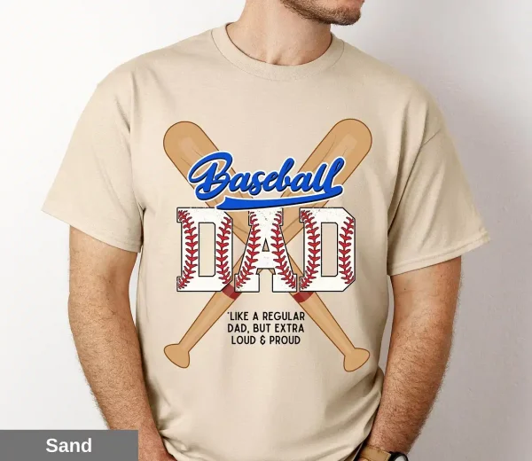 Baseball-Dad-Tshirt-1.webp Cool Baseball Dad Tee ? Great Father's Day Gift for Baseball Lovers