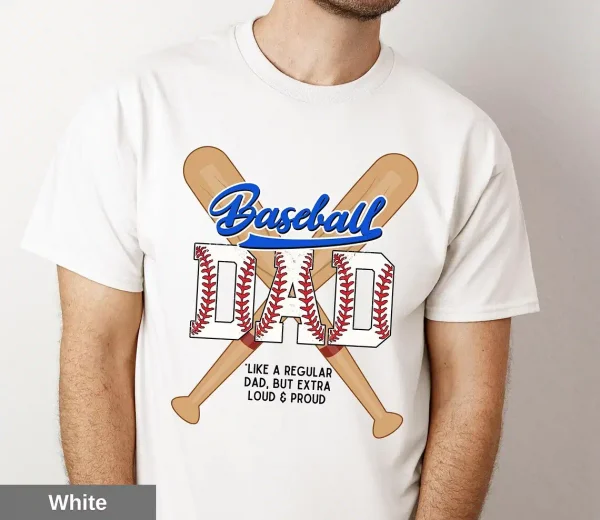 Baseball-Dad-Tshirt-2.webp Cool Baseball Dad Tee ? Great Father's Day Gift for Baseball Lovers