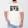 Baseball Dad Shirt with Pitcher Silhouette ? Vintage Sports Tee for Fathers