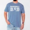 Baseball Dad Shirt with Pitcher Silhouette ? Vintage Sports Tee for Fathers