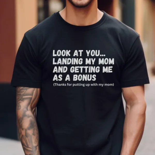 Bonus-Dad-Fathers-Day-Shirt-2.jpg Bonus Dad Fathers Day Shirt, Step Dad Gift for Fathers Day, Bonus Dad Gift from Bonus Daughter