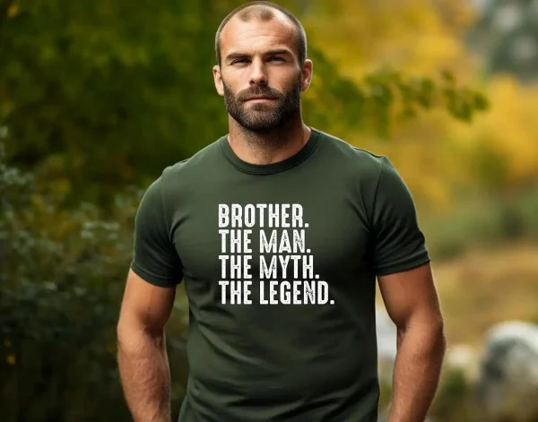 Brother, The Man, The Myth, The Legend T-Shirt, Cool Brothers Club Shirt, Brother Birthday Gift, Best Brother Shirt, Shirt for Brother