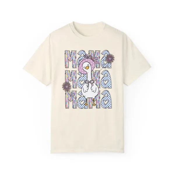 Brushstroke Mama Goose Shirt, Trendy Floral Mama Goose T-Shirt, Retro Checkered Mama Tee T-Shirt ? The Best Mother 's Day Gift