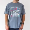 Promoted to Daddy Again Est. 2025 Print Tee T-Shirt, The Best Father's Day Gift