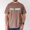 Casual-Polyester-Short-Sleeve-T-Shirt-with-Bold-Letter-Print-Machine-Washable-All-Season-Wear-1.webp Call of Daddy Parenting OPS Tee T-Shirt, The Best Father's Day Gift