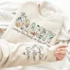 Custom Granny Sweatshirt, Grandma Heart Shirt, Grandkids Name Shirt, Gift For Nana, Grammy Personalized Shirt