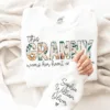 Custom Granny Sweatshirt, Grandma Heart Shirt, Grandkids Name Shirt, Gift For Nana, Grammy Personalized Shirt