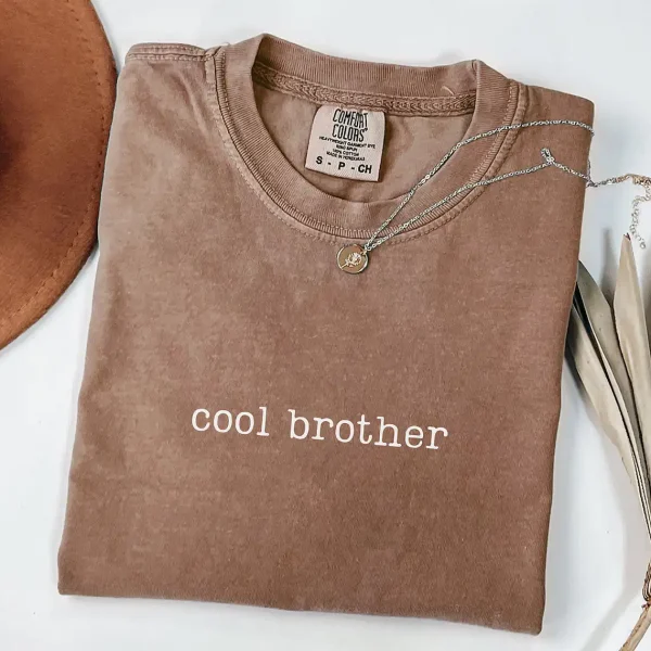 Cool Brother T-Shirt, Cool Brothers Club Shirt, Brother Birthday Gift, Best Brother Shirt, Shirt for Brother