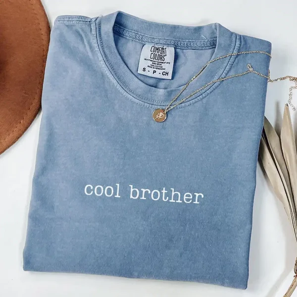 Cool Brother T-Shirt, Cool Brothers Club Shirt, Brother Birthday Gift, Best Brother Shirt, Shirt for Brother