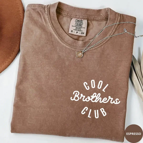 Cool Brothers Club T-Shirt, Brother Birthday Gift, Best Brother Shirt, Shirt for Brother
