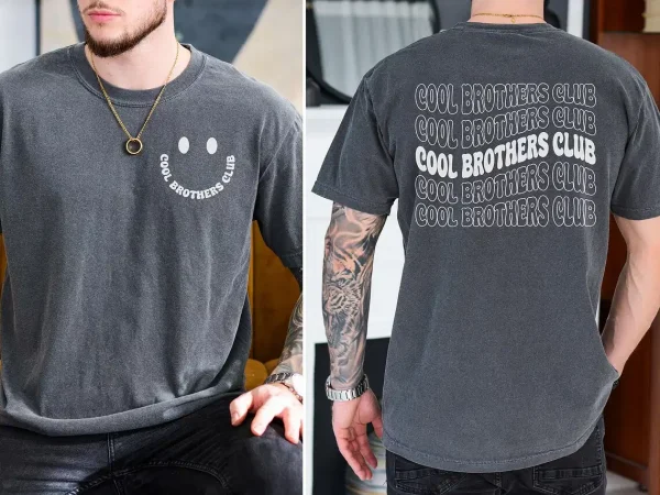 Cool Brothers Club T-Shirt, Brother Birthday Gift, Best Brother Shirt, Shirt for Brother