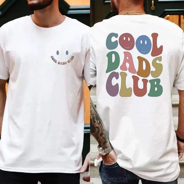 Cool Dads Club Tshirt, Funny Dad Crewneck, Dad Birthday Gift, Fathers Day Gift T-Shirt, The Best Father's Day Gift