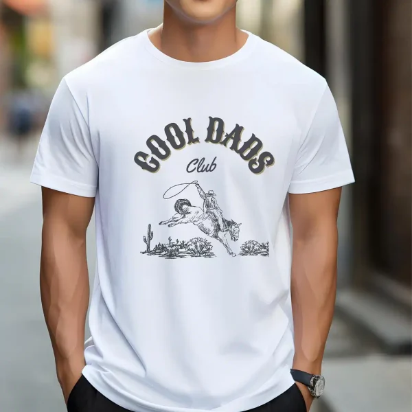 Cool-Dads-Club-Shirt-2-1.webp Cool Dads Club, Cowboy T-Shirt, Funny Husband, Gift for Him, Father's Day Gift, Dad to Be Gift, Father's Day Gift