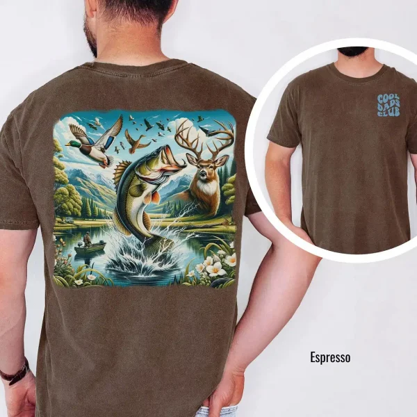 Cool-Dads-Club-fishing-1.webp Cool Dads Club T-Shirt - Fishing T-Shirt - The Best Father's Day Gift