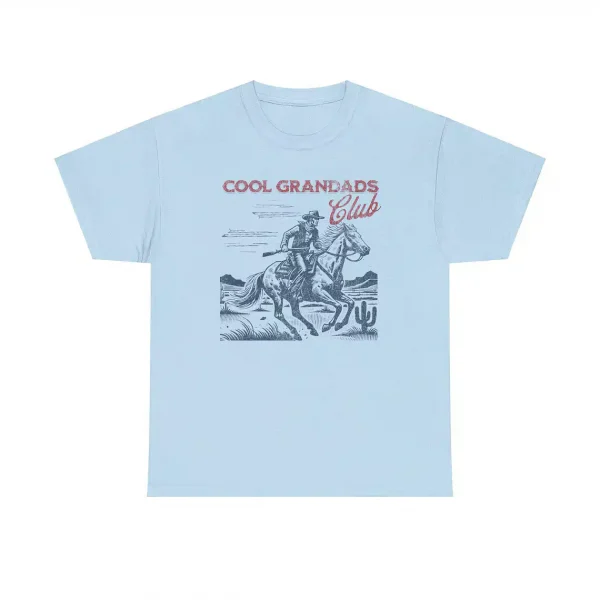 Cool Grandads Club Shirt, Cowboy T-Shirt, Funny Granddad Shirt, Gift for Grandpa, Father's Day Gift, GrandDaddy Gift, Grandfather to Be Gift