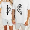 Couple Matching T-Shirt, Strong Together T-Shirt, Father's Day T-Shirt, The Best Family Matching Gift