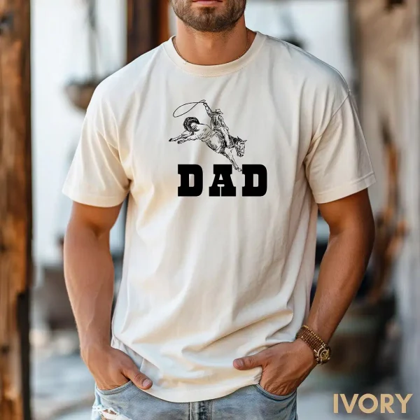 Cowboy Dad T-shirt, Country Western Gift, Rodeo Dad, Wild West Dad, Old West Dad, Cowboy T-Shirt, Cowboy Dad, Father's Day Gift