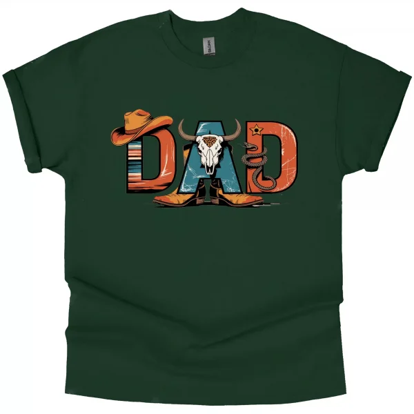 Cowboy Dad Shirt, Western Dad, Cowboy Dad, Father?s Day Gift, Rustic Dad T-Shirt, Western Gift
