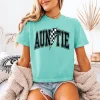 Auntie T-Shirt With Flash, Cute Auntie Shirts, Gift for Aunt, Pregnancy Reveal to Aunt Cool Aunt Club
